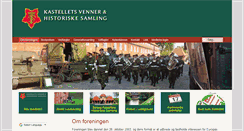 Desktop Screenshot of kastelletsvenner.dk